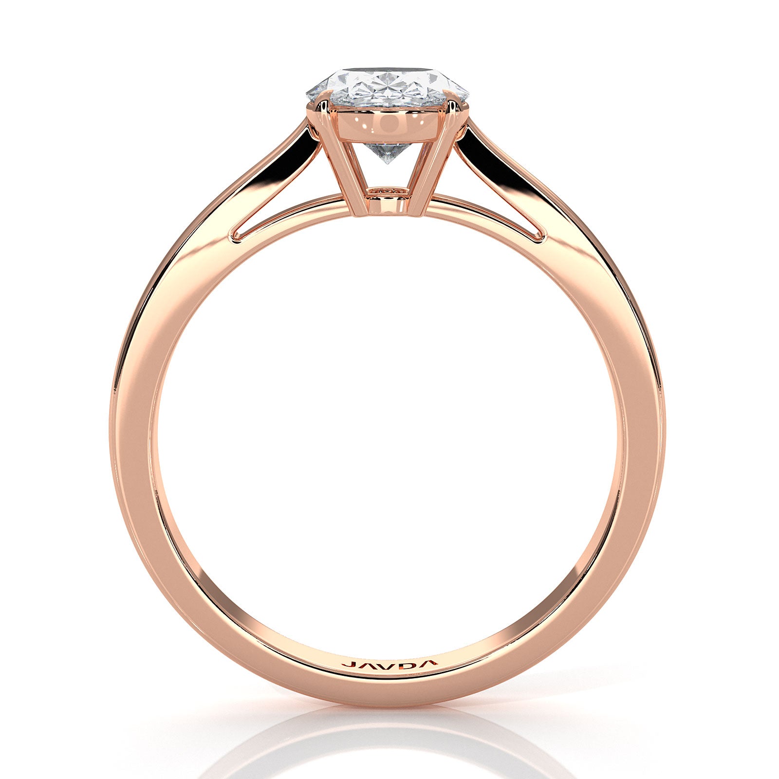 Lab Grown Diamond IGI Certified 4 Prong Solitaire Engagement Ring 4g Setting 1.00 Ctw.